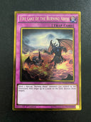 Yugioh Fire Lake of the Burning Abyss PGL3-EN098 Gold Rare 1st Edition LP/VLP