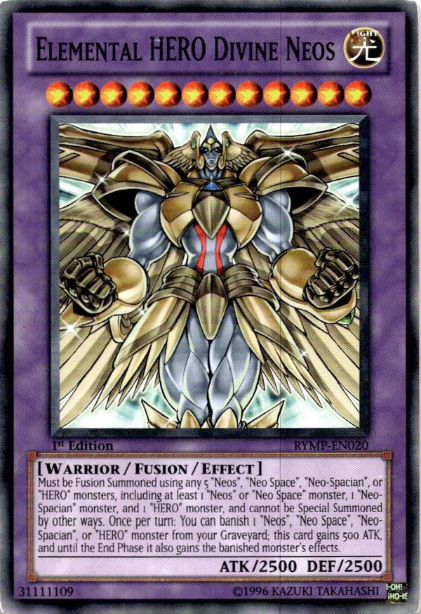 Yugioh Elemental HERO Divine Neos RYMP-EN020 Common 1st Edition LP