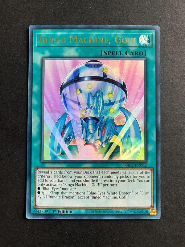 Yugioh Bingo Machine, Go!!! RA02-EN062 Ultra Rare 1st Edition NM