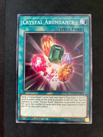 Yugioh Crystal Abundance SDCB-EN022 Common 1st Edition NM