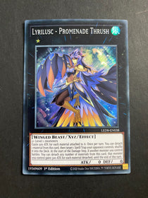 Yugioh Lyrilusc - Promenade Thrush LED8-EN038 Super Rare 1st Edition LP