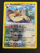 Pokemon Stoutland 135/203 Evolving Skies Reverse Holo LP