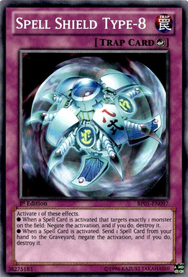 Yugioh Spell Shield Type-8 BP01-EN097 Common 1st Edition NM