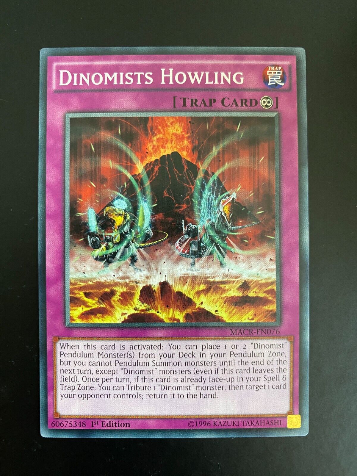 Yugioh Dinomists Howling MACR-EN076 Common 1st Edition NM