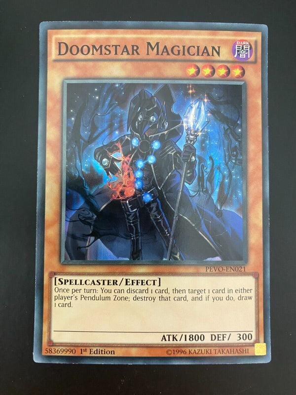 Yugioh Doomstar Magician PEVO-EN021 1st Edition NM-MINT