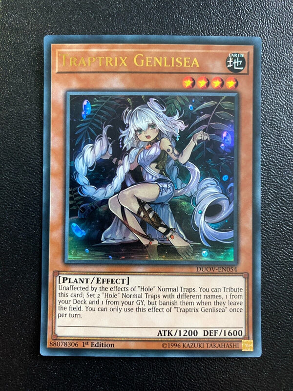 Yugioh Traptrix Genlisea DUOV-EN054 Ultra Rare 1st Edition LP