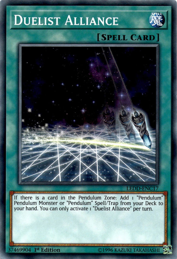 Yugioh Duelist Alliance LEDD-ENC17 Common 1st Edition NM