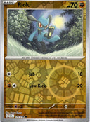 Pokemon Riolu 112/198 Scarlet Violet Base Reverse Holo LP/NM