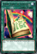 Yugioh Toon Table of Contents DPBC-EN047 Rare 1st Edition VLP/NM