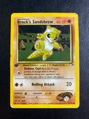 Pokemon Brock's Sandshrew 71/132 Gym Heroes 1st Edition HP