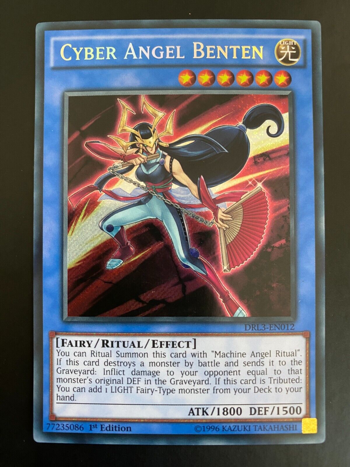 Yugioh Cyber Angel Benten DRL3-EN012 Secret Rare 1st Edition NM