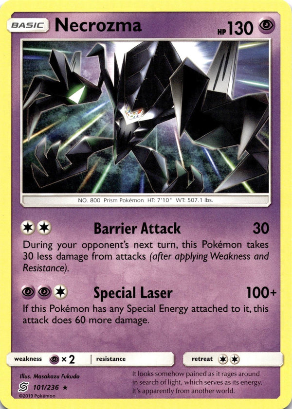 Pokemon Necrozma 101/236 Unified Minds Non Holo NM
