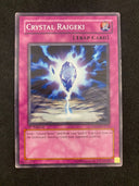 Yugioh Crystal Raigeki DP07-EN023 1st Edition Common MP