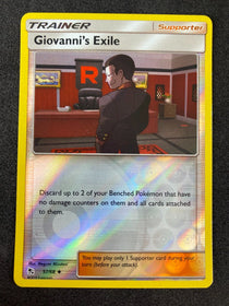 Pokemon Giovanni'S Exile 57/68 Hidden Fates Reverse Holo NM