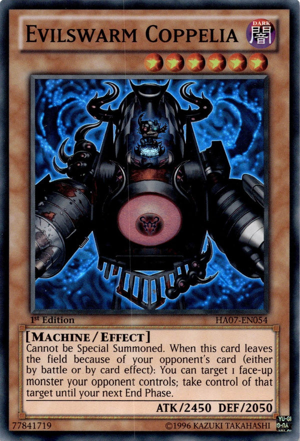 Yugioh Evilswarm Coppelia HA07-EN054 Super Rare 1st Edition NM
