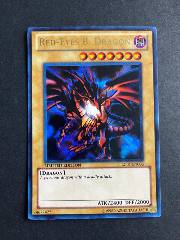 Yugioh Red-Eyes B. Dragon LC01-EN006 Ultra Rare Limited Edition MP/LP