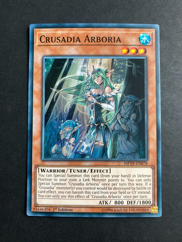 Yugioh Crusadia Arboria MP19-EN078 Super Rare 1st Edition NM