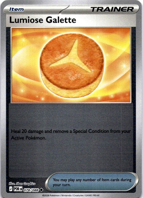 Pokemon Lumiose Galette 078/088 Perfect Order Reverse Holo NM