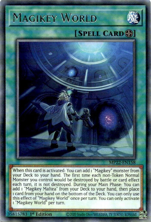 Yugioh Magikey World MP22-EN158 Rare 1st Edition NM