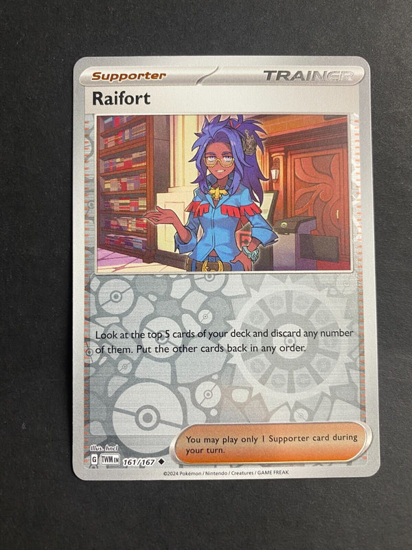 Pokemon Raifort 161/167 Twilight Masquerade Reverse Holo NM