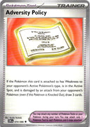 Pokemon Adversity Policy 074/086 Chaos Rising Non Holo NM