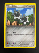 Pokemon Klink 74/114 Black White Base Non Holo VLP-NM