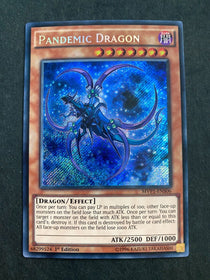 Yugioh Pandemic Dragon MVP1-ENS06 Secret Rare 1st Edition NM