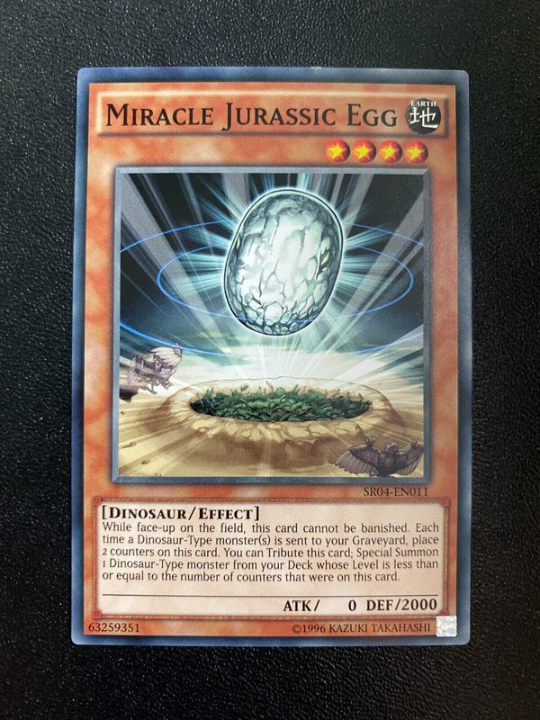 Yugioh Miracle Jurassic Egg SR04-EN011 Common Unlimited Edition VLP/NM