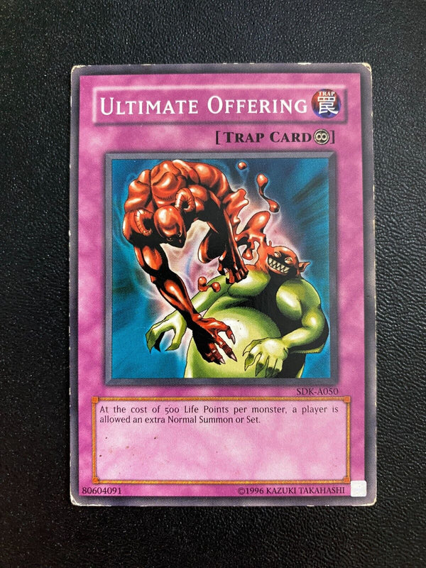 Yugioh Ultimate Offering SDK-A050 Common 1st Edition HP