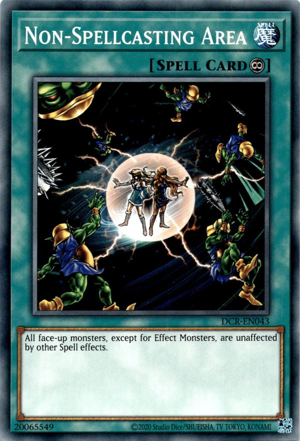 Yugioh Non-Spellcasting Area DCR-EN043 Common Unlimited Edition NM