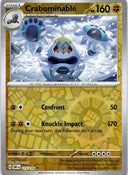 Pokemon Crabominable 115/197 Paldea Evolved Reverse Holo NM