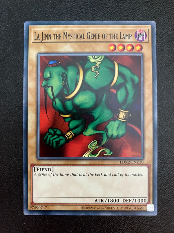 Yugioh La Jinn the Mystical Genie of the Lamp LDK2-ENK10 Common Unlimited Ed NM