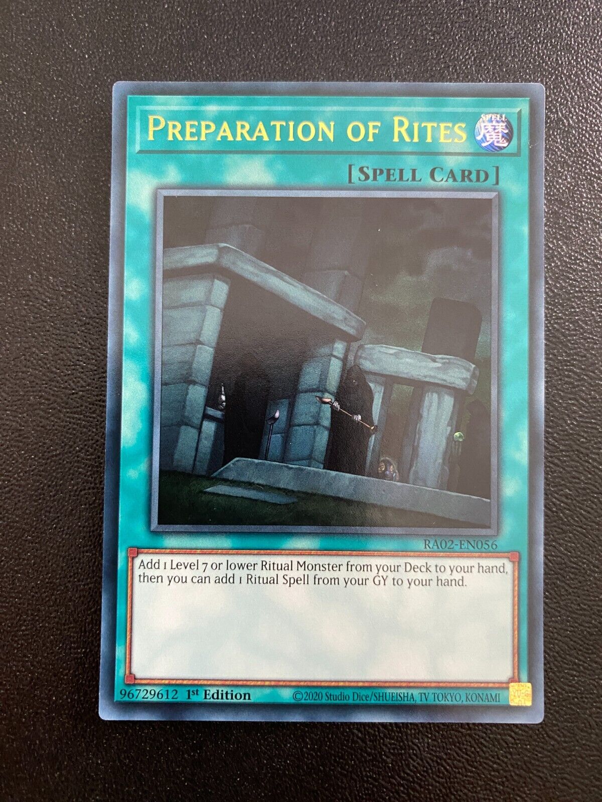 Yugioh Preparation of Rites RA02-EN056 Ultra Rare 1st Edition NM