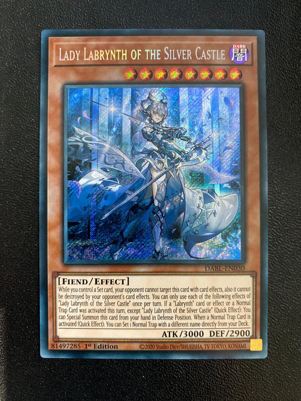 Yugioh Lady Labrynth of the Silver Castle DABL-EN030 Secret Rare 1st Edition NM