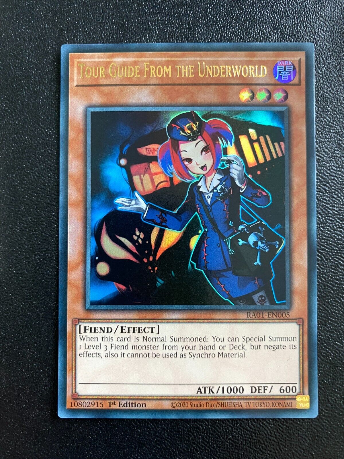 Yugioh Tour Guide From the Underworld RA01-EN005 Ultra Rare 1st Edition NM