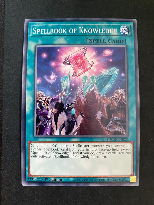 Yugioh Spellbook of Knowledge SDCH-EN023 Common 1st Edition NM