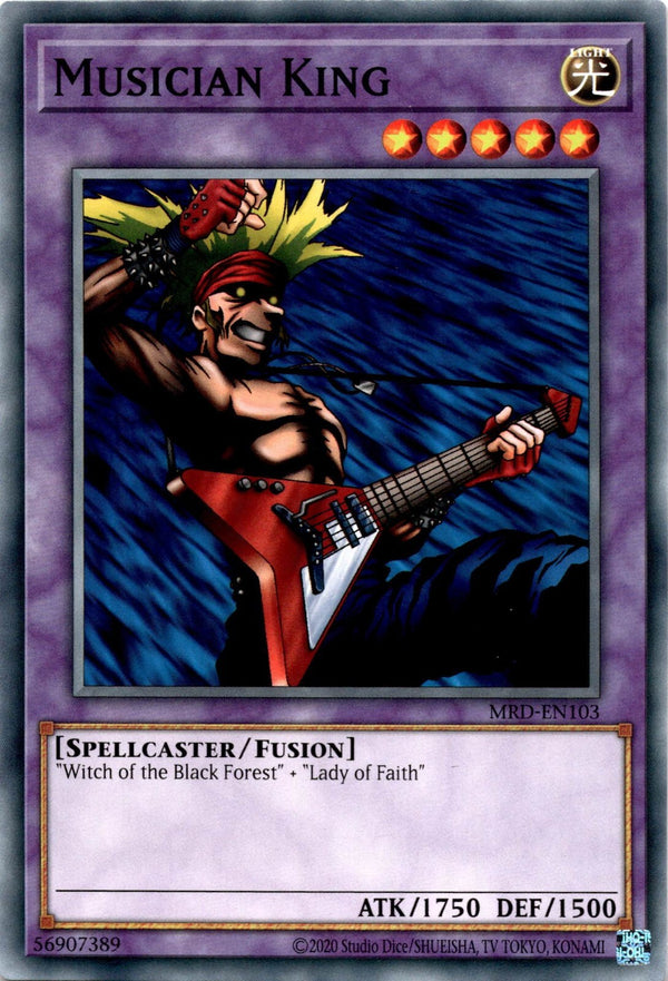 Yugioh Musician King MRD-EN103 Common Unlimited Edition NM