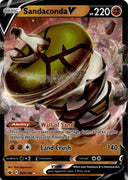 Pokemon Sandaconda V 089/198 Chilling Reign Full Art Holo NM