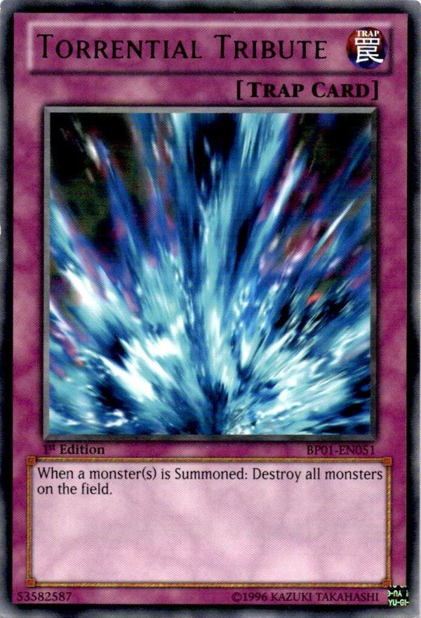 Yugioh Torrential Tribute BP01-EN051 Rare 1st Edition LP