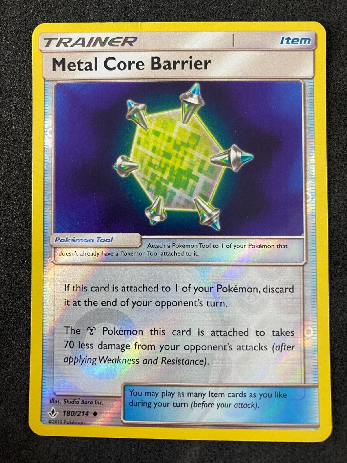 Pokemon Metal Core Barrier 180/214 Unbroken Bonds Reverse Holo LP