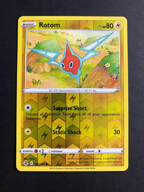 Pokemon Rotom 094/264 Fusion Strike Reverse Holo NM