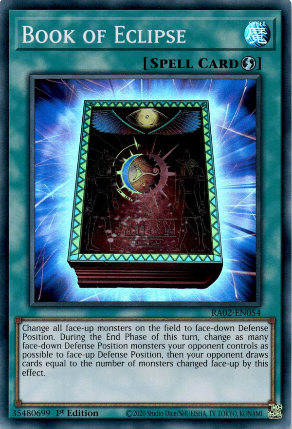 Yugioh Book of Eclipse RA02-EN054 Super Rare 1st Edition NM