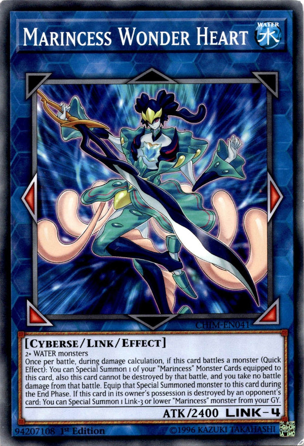 Yugioh Marincess Wonder Heart CHIM-EN041 Common 1st/unl Edition LP