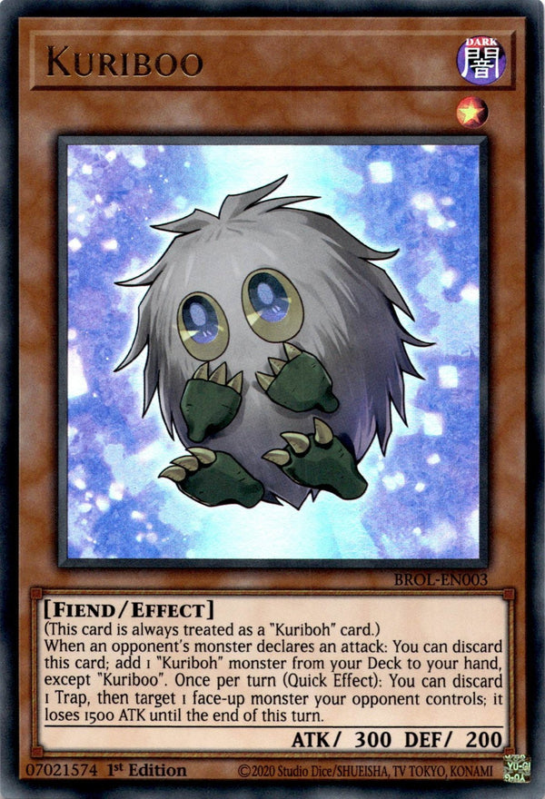 Yugioh Kuriboo BROL-EN003 Ultra Rare 1st Edition NM