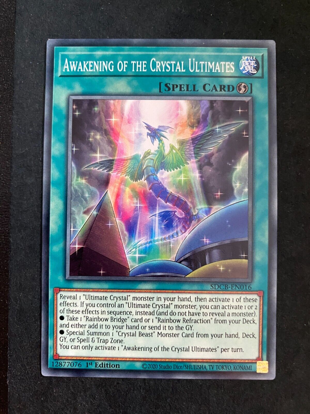 Yugioh Awakening of the Crystal Ultimates SDCB-EN016 Common 1st Edition NM