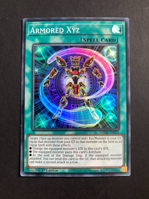Yugioh Armored Xyz MZMI-EN025 Super Rare 1st Edition NM