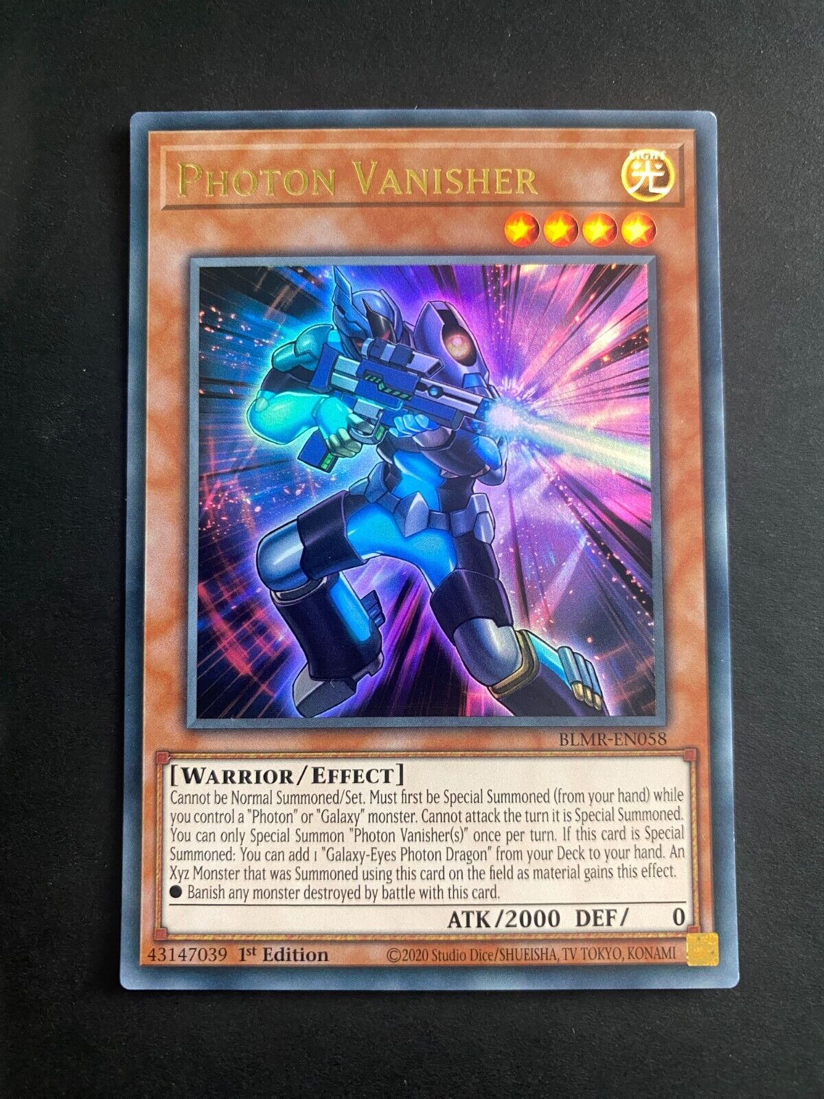 Yugioh Photon Vanisher BLMR-EN058 Ultra Rare 1st Edition LP