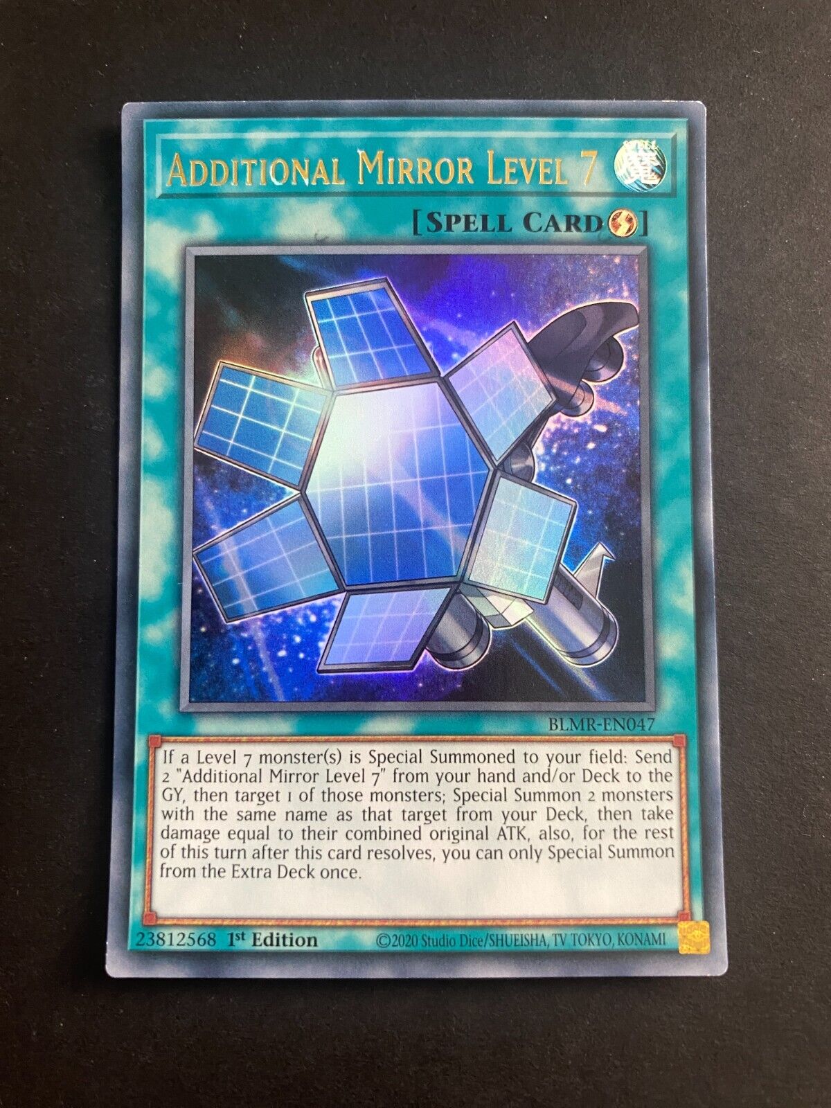 Yugioh Additional Mirror Level 7 BLMR-EN047 Ultra Rare 1st Edition LP