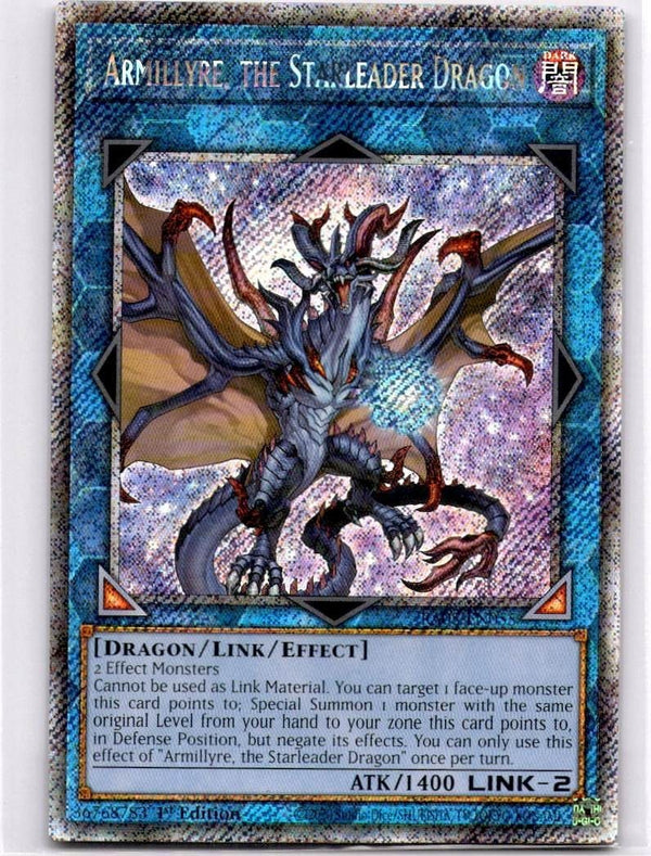 Yugioh Armillyre, the Starleader Dragon RA05-EN055 NA Print Platinum Sect Ra NM