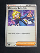 Pokemon Clemont's Quick Wit 167/191 Suring Sparks Non Holo NM
